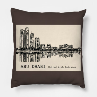Abu Dhabi United Arab Emirates Pillow