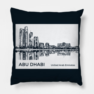 Abu Dhabi United Arab Emirates Pillow