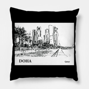 Doha Qatar Pillow