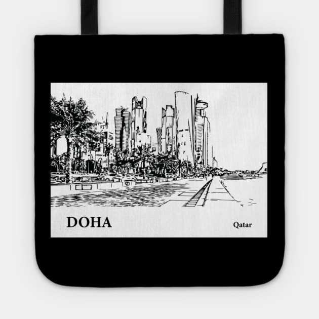 Doha Qatar Tote by Lakeric