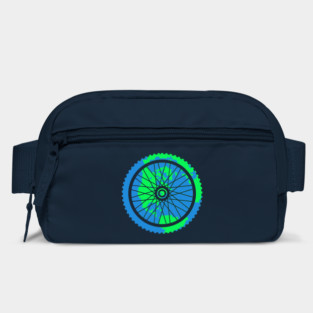 Mountain Bike Tire Earth Gear Graphic Biking Design Bag