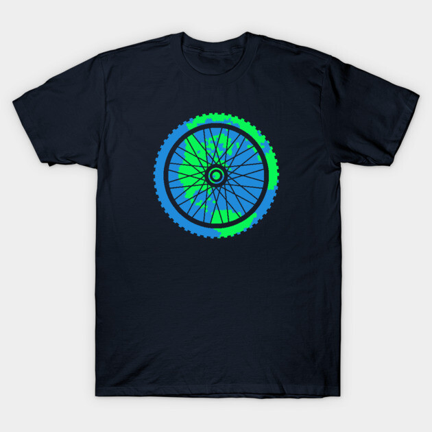 Mountain Bike Tire Earth Gear Graphic Biking Design Mountain
