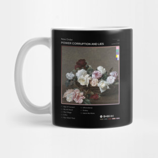 New Order - Power Corruption and Lies Tracklist Album Mug