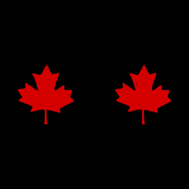 Boobs Maple Leaf by The WYLD Tribe