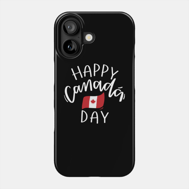 Happy Canada Day Phone Case by The WYLD Tribe