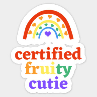 Certified Fruity Cutie Sticker