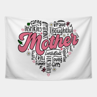 Mom Heart, Mothers Day, Grandma Mothers, Happy Mothers Day, Blessed Mom, Mom Life Tapestry