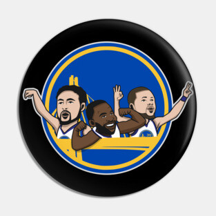 warriors big 3 cartoon style Pin