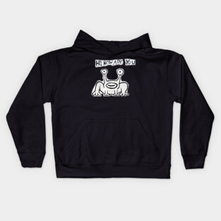 Daniel Johnston Hi How Are You Austin TX Kids Hoodie