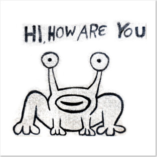 Daniel Johnston Hi How Are You Austin TX Posters and Art