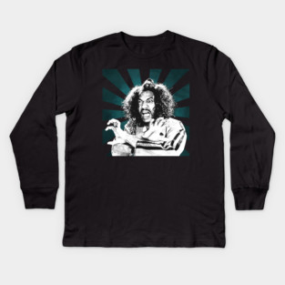 Shonuff II Retro Pixel II 70s Kids Long Sleeve T-Shirt