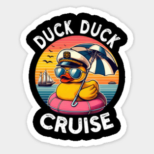 Duck Duck Cruise Magnet