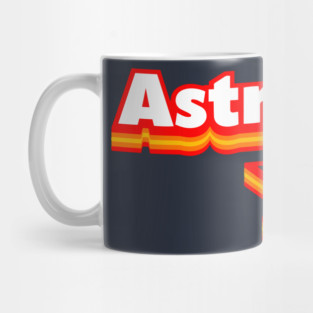 Astros and Star Retro Mug