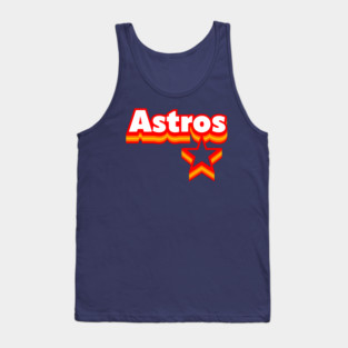 Astros and Star Retro Tank Top