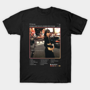 PJ Harvey - Stories From The City, Stories From The Sea Tracklist Album T-Shirt