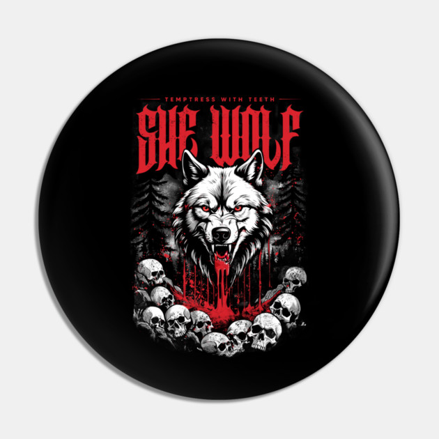 SHE WOLF Pin by artslaves