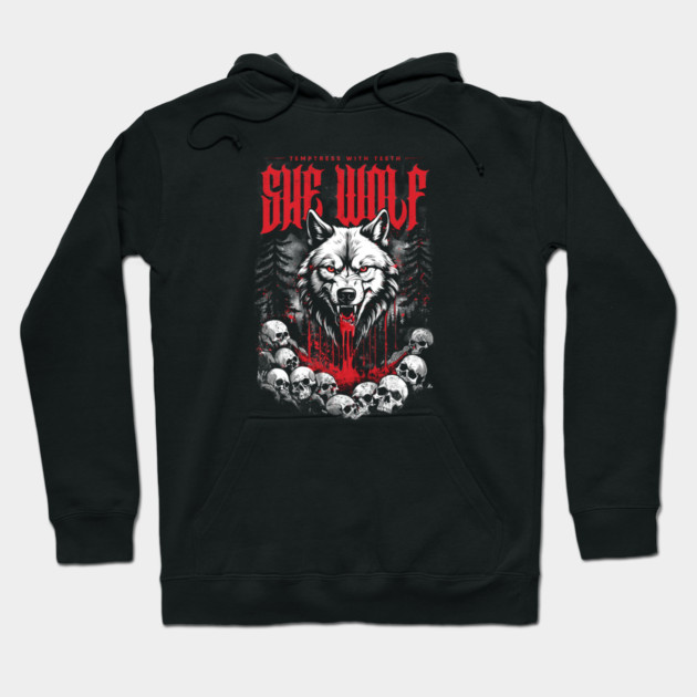 SHE WOLF Hoodie by artslaves