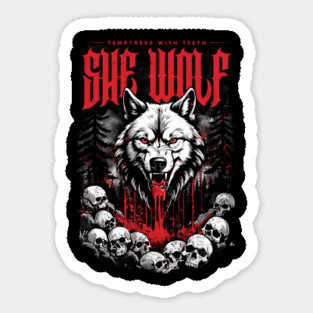 SHE WOLF Sticker