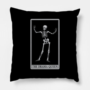 Funny Tarot Card : The Drama Queen Pillow