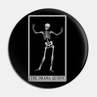 Funny Tarot Card : The Drama Queen Pin