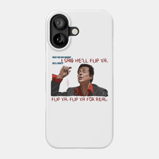 The Usual Suspects: Flip Ya For Real Phone Case by 51Deesigns