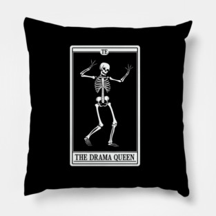 Funny Tarot Card : The Drama Queen Pillow