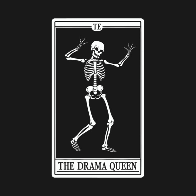 Funny Tarot Card : The Drama Queen by Custom Prints HD