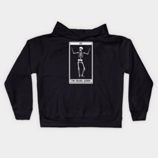 Funny Tarot Card : The Drama Queen Kids Hoodie