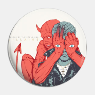 Queens of the Stone Age - Villains Tracklist Album Pin