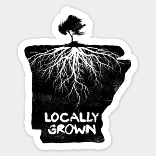 Arkansas - Locally Grown Sticker