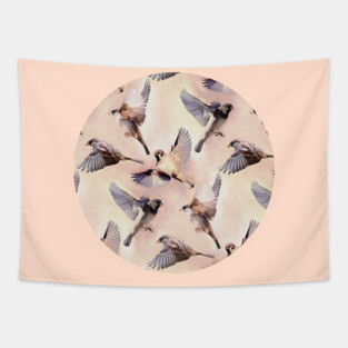 Sparrow Flight Tapestry