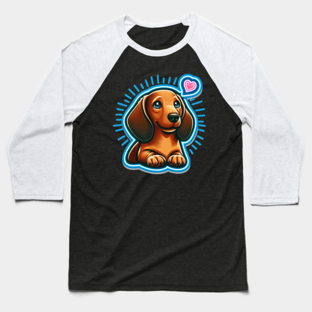 royal miniature dachshund The Cute dog Baseball T-Shirt by IamActiveDog