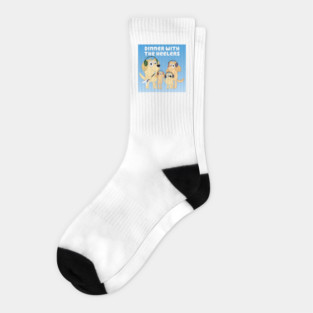 Dinner with the Heelers Classic Logo T-Shirt Socks