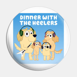 Dinner with the Heelers Classic Logo T-Shirt Pin