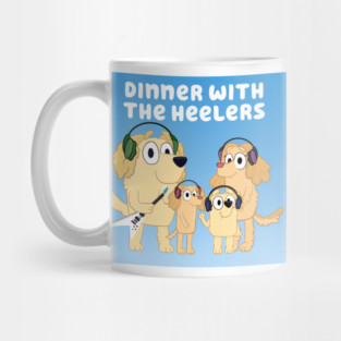 Dinner with the Heelers Classic Logo T-Shirt Mug