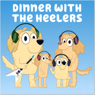 Dinner with the Heelers Classic Logo T-Shirt Posters and Art