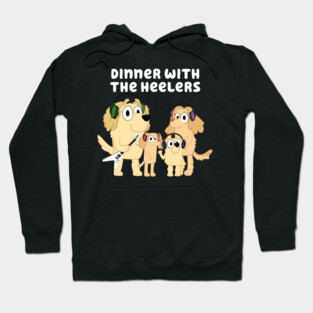 Dinner with the Heelers Classic Transparent Background Hoodie