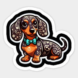Miniature Dachshund Wiener Dog Magnet