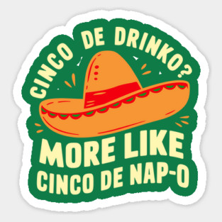 Cinco De Mayo For Nap And Siesta Lover Magnet