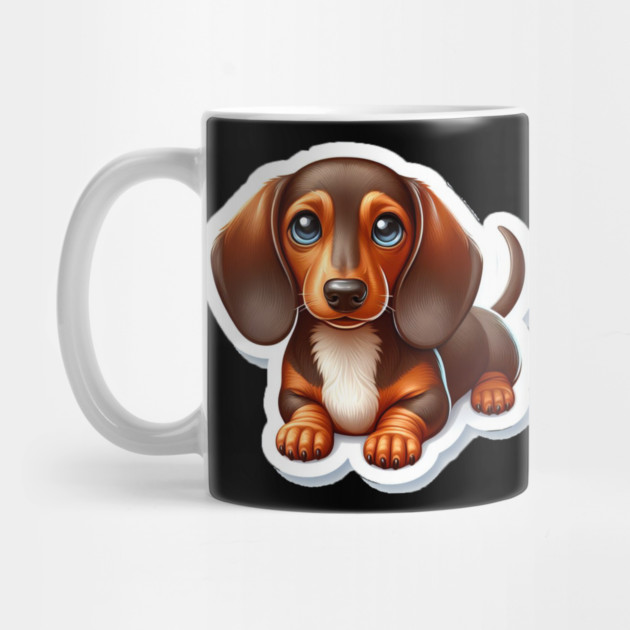 Miniature Dachshund Wiener Dog Art by IamActiveDog