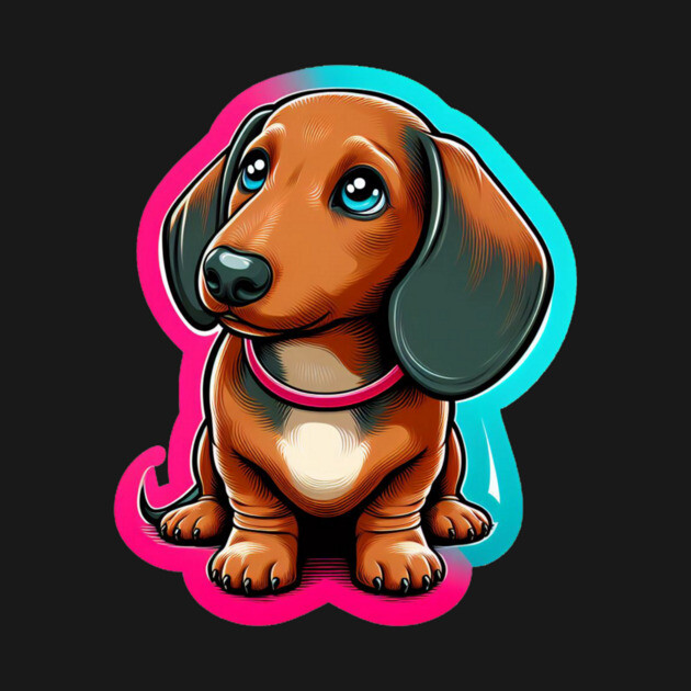 Miniature Dachshund Puppy Enchantment by IamActiveDog