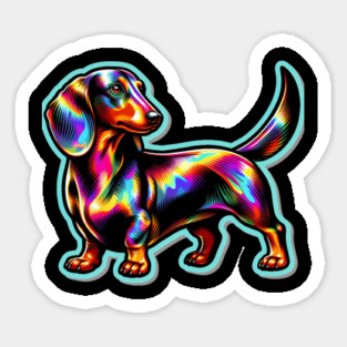 Miniature Dachshund Puppy Enigma Magnet