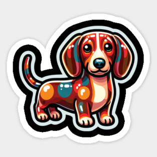 Miniature Dachshund Puppy Odyssey Magnet
