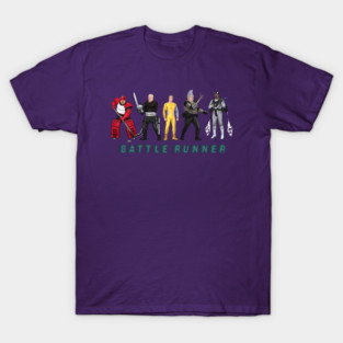 Battle Runner - The Running Man Japanese Title Tribute Tee T-Shirt