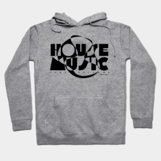House Music Classic 1985 Mono Hoodie