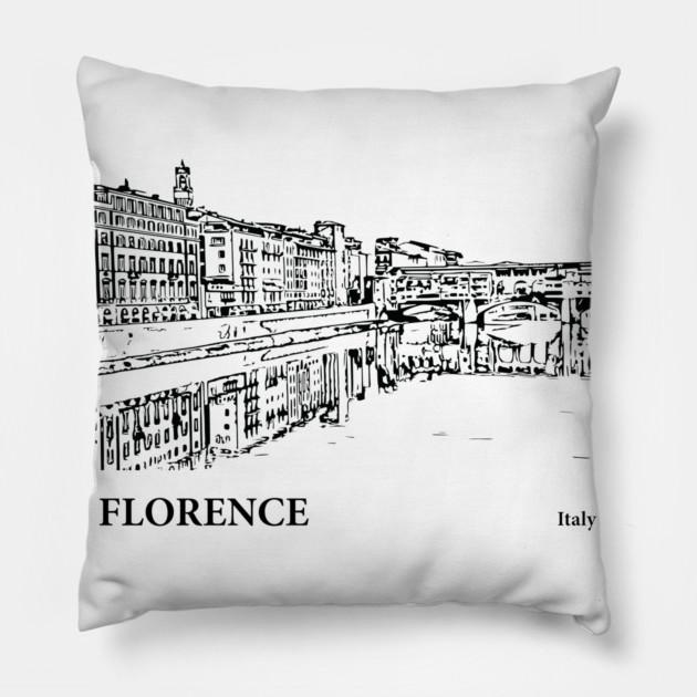 Florence Italy Pillow by Lakeric