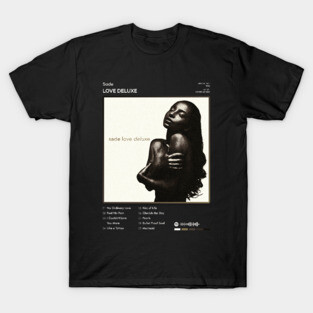 Sade - Love Deluxe Tracklist Album T-Shirt