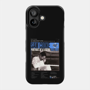 Sam Cooke - 30 Greatest Hits: Portrait of a Legend 1951-1964 Tracklist Album Phone Case