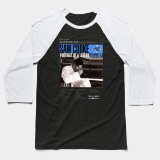 Sam Cooke - 30 Greatest Hits: Portrait of a Legend 1951-1964 Tracklist Album Baseball T-Shirt