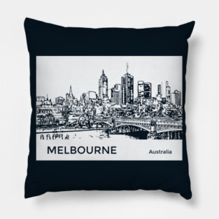 Melbourne Australia Pillow